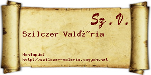 Szilczer Valéria névjegykártya